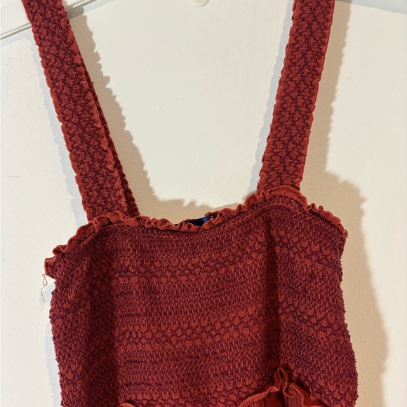 Blue Rain Size Small Jumpsuit Rust Color Summer Sleeveless Summer Casual - Picture 2 of 9